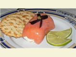 Lovely Smoked Salmon and Cream Cheese Entree.