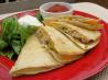 Chicken-Chile Quesadillas. Recipe by Cookin' in Texas