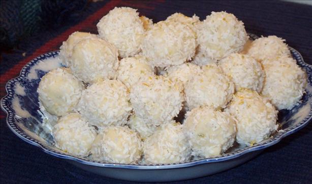White Chocolate Coconut Citrus Truffles. Photo by BarbryT