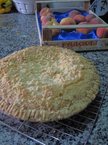 Peaches & Cream Pie. Photo by Chef #1352632