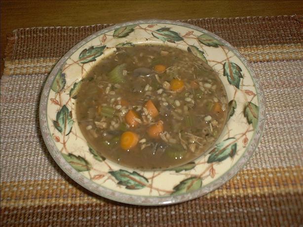 Turkey-Barley Soup. Photo by *Pixie*