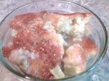 Lemony Rhubarb Pudding