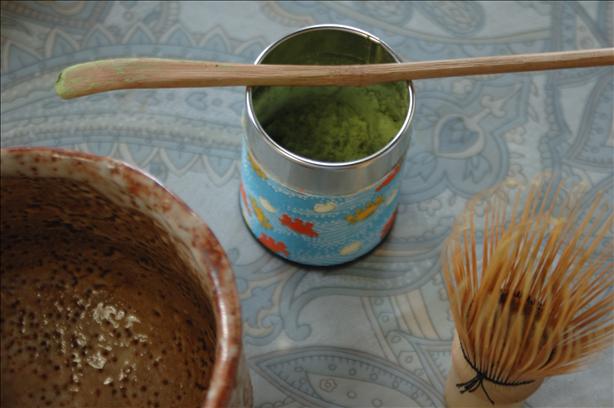 Preparing Matcha (Japanese Powdered Green Tea). Photo by Ingy