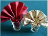 Serviette/Napkin Folding, Simple Fan Variation 2. Recipe by kiwidutch