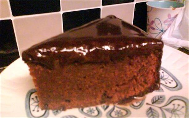 Almond Chocolate Cake with Ganache. Photo by StevenH