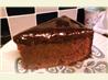 Almond Chocolate Cake with Ganache. Recipe by Miss Erin