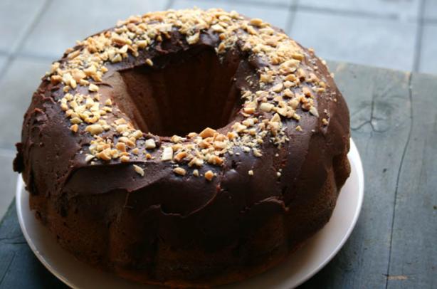 Chocolate Peanut Butter Bundt Cake. Photo by lilsweetie
