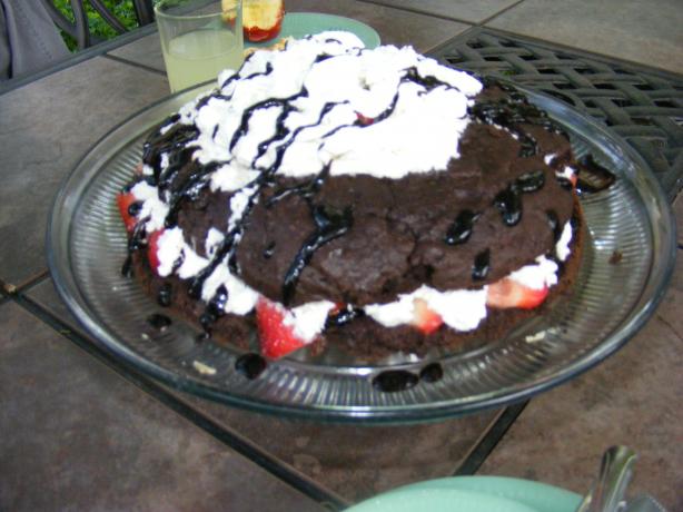 Chocolate Strawberry Shortcake. Photo by GoodnPlentiful