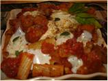 Rigatoni Mediterranean. Photo by katie in the UP