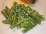 Steamed Green Beans With Lemon and Sesame Seeds