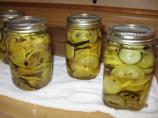 Pickled Squash. Photo by Mrs. Hughes