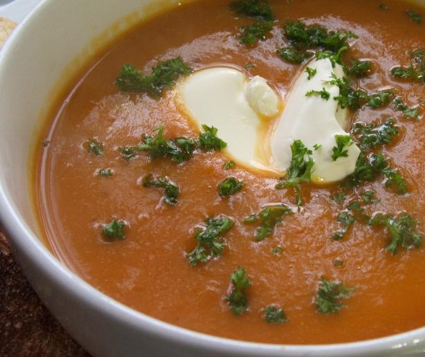 Curried Pumpkin Soup. Photo by Fairy Nuff