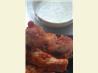 Buffalo Chicken With Better Blue-Cheese Dip. Recipe by Ingy