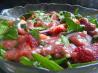 Papaya, Strawberry & Spinach Salad. Recipe by Dancer^
