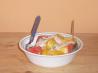 Tropical Fruit Kabobs With Coconut Ice Cream. Recipe by Sharon123