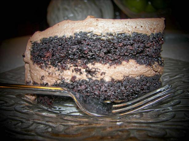 Hot Water Chocolate Cake. Photo by Baby Kato