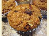 Healthy Raisin Coconut Muffins