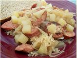 Sausage 'n Sauerkraut Skillet