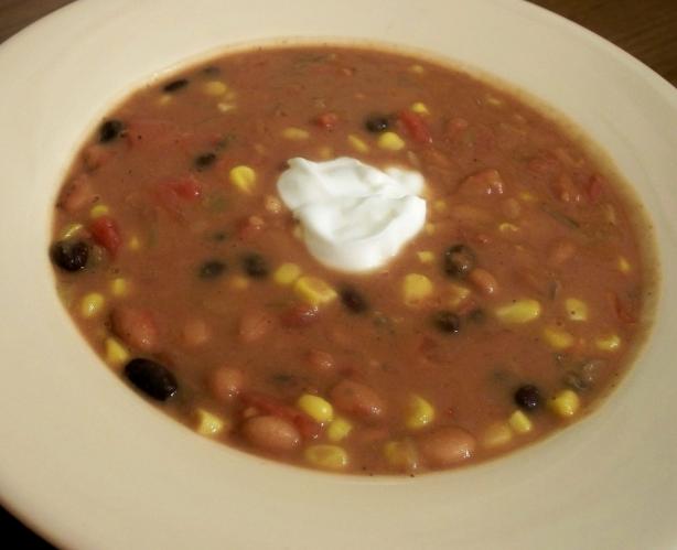 Spicy Healthy Taco Bean Soup. Photo by *Parsley*