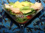Salmon Martini for 2 (Salad in a Glass)