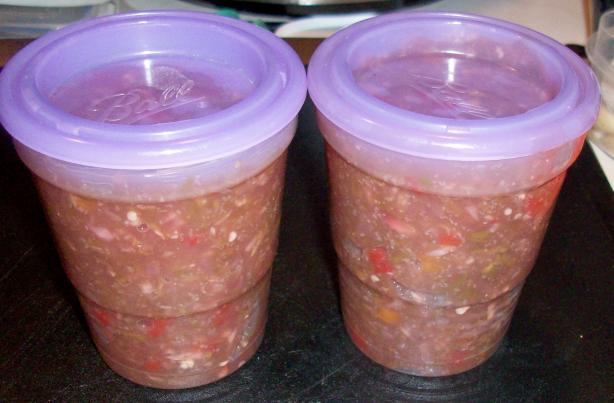 Hot & Sweet Pepper & Onion Relish. Photo by mightyro_cooking4u