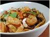 Stir-Fry Prawns / Shrimps With Vegetables and Fresh Thai Noodles