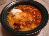 Southwestern Bean Soup With Cornmeal Dumplings