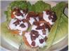Stuffed Apricot Salad for One. Recipe by Bergy