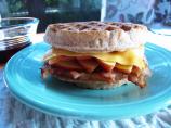 Waffle Applewich (Ham, Cheese, and Apple Sandwiches on Waffles)