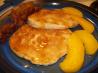 Peach Pancakes. Recipe by Nonnie4Two