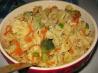 Ila's Cold Chicken and Pasta Caesar Salad. Recipe by Hill Family