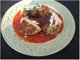 Goat  Cheese  Crostini  With  Flash  Tomato Sauce