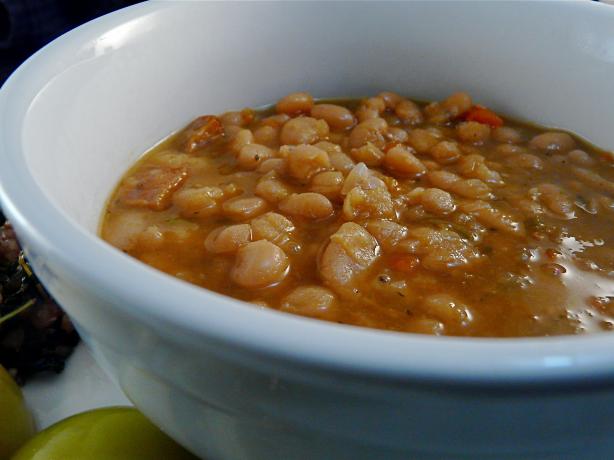 Smoked Sausage and White Bean Soup. Photo by PaulaG