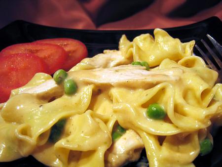 One Dish Chicken and Bows. Photo by Annacia