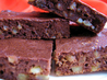 Fudgy "no-Guilt" Brownies. Recipe by PaulaG
