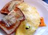 Turkey Sausage and Cheese Omelet. Recipe by Darrinw2001