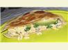 Eggs and Blue Cheese Quesadilla. Recipe by CookiePuss