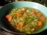 10 Minute (Fat-Free) Veggie Soup for One. Recipe by Kiwiwife