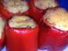 Baked Stuffed Capsicums. Recipe by Redhead8