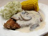 Chicken Fried Steak With Mushroom Gravy