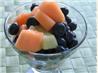 Melon with Blueberries