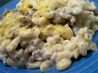Baked Macaroni and Gouda Cheese With Italian Sausage