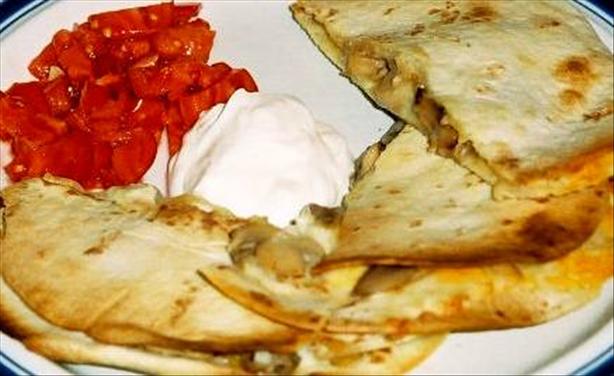 Portabella Mushroom Quesadillas. Photo by Bobtail