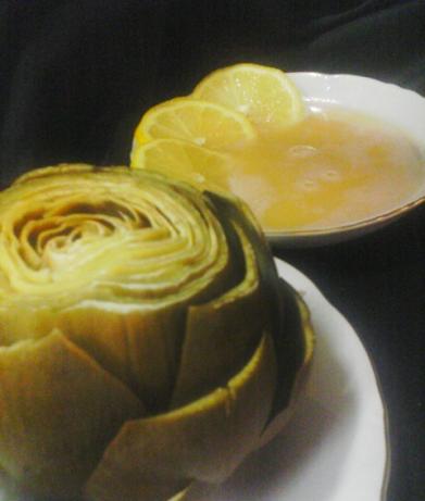Delicious Steamed Whole Artichokes. Photo by 2Bleu