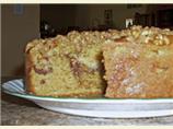 Walnut-Pear Sour Cream Coffee Cake