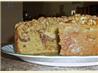 Walnut-Pear Sour Cream Coffee Cake. Recipe by Chef Joey Z.