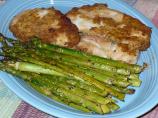 Roasted Asparagus in Garlicky-Tarragon Dressing