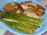 Roasted Asparagus in Garlicky-Tarragon Dressing. Recipe by hollyfrolly