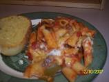 Perfect Potluck Dish Sausage and Pepper Baked Ziti