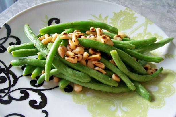 Green Beans With Pine Nuts. Photo by Prose